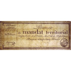 Promesse de mandat 59a - 25 francs - 28 ventôse an 4 - Sans série - Etat : TTB