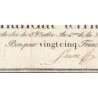 Promesse de mandat 59b - 25 francs - 28 ventôse an 4 - Série 6 - Etat : SUP
