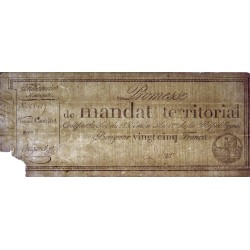 Promesse de mandat 59b - 25 francs - 28 ventôse an 4 - Série 11 - Etat : B+