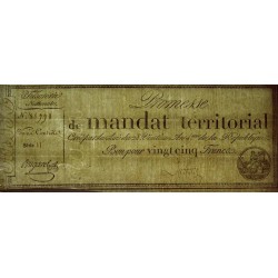 Promesse de mandat 59b - 25 francs - 28 ventôse an 4 - Série 11 - Etat : TTB