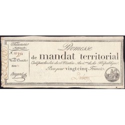 Promesse de mandat 59b - 25 francs - 28 ventôse an 4 - Série 11 - Etat : TTB+