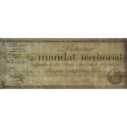 Promesse de mandat 59b - 25 francs - 28 ventôse an 4 - Série 11 - Etat : TTB+