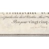 Promesse de mandat 59b - 25 francs - 28 ventôse an 4 - Série 12 - Etat : TTB