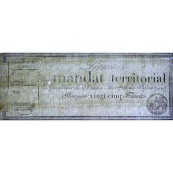 Promesse de mandat 59b - 25 francs - 28 ventôse an 4 - Série 12 - Etat : TTB