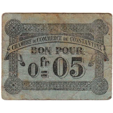 Algérie - Constantine 140-46 - 0,05 franc - 12/10/1915 - Etat : TB-