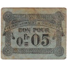 Algérie - Constantine 140-46 - 0,05 franc - 12/10/1915 - Etat : TB-