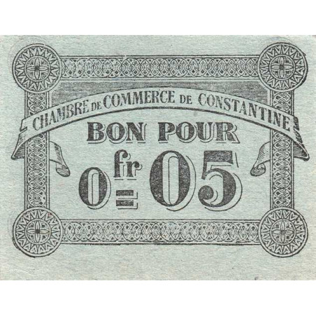 Algérie - Constantine 140-46 - 0,05 franc - 12/10/1915 - Etat : TTB-