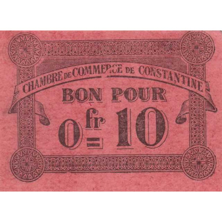 Algérie - Constantine 140-47 - 0,10 franc - 12/10/1915 - Etat : SPL