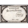 Assignat 46a - 5 livres - 10 brumaire an 2 - Signature 52 - Etat : TTB