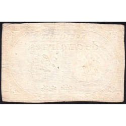 Assignat 46a - 5 livres - 10 brumaire an 2 - Signature 64 - Etat : TTB