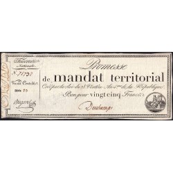 Promesse de mandat 59b - 25 francs - 28 ventôse an 4 - Série 23 - Etat : TTB+