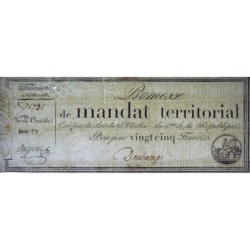Promesse de mandat 59b - 25 francs - 28 ventôse an 4 - Série 23 - Etat : TTB+
