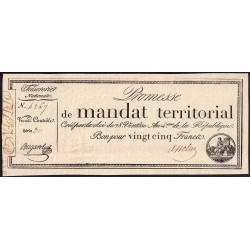Promesse de mandat 59b - 25 francs - 28 ventôse an 4 - Série 30 - Etat : SPL