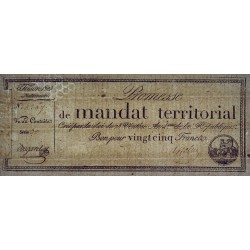 Promesse de mandat 59b - 25 francs - 28 ventôse an 4 - Série 30 - Etat : SPL