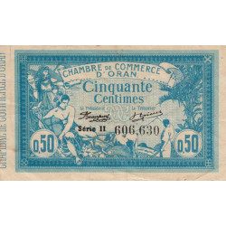 Algérie - Oran 141-4 - 50 centimes - Série II - 10/11/1915 - Etat : TTB