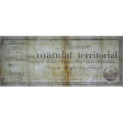 Promesse de mandat 59b - 25 francs - 28 ventôse an 4 - Série 30 - Etat : TTB-