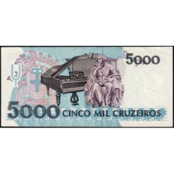 Brésil - Pick 232c - 5'000 cruzeiros - Série AA 5977 - 1993 - Etat : TTB+