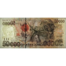 Brésil - Pick 234 - 50'000 cruzeiros - Série AA 3225 - 1992 - Etat : NEUF