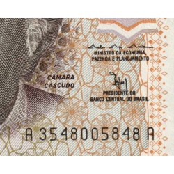 Brésil - Pick 234 - 50'000 cruzeiros - Série AA 3548 - 1992 - Etat : SPL