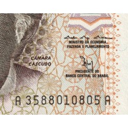 Brésil - Pick 234 - 50'000 cruzeiros - Série AA 3588 - 1992 - Etat : NEUF