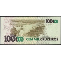 Brésil - Pick 235b - 100'000 cruzeiros - Série AA 6070 - 1993 - Etat : NEUF