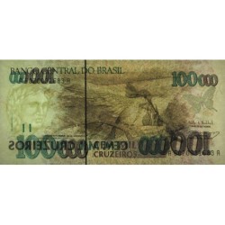 Brésil - Pick 235b - 100'000 cruzeiros - Série AA 6070 - 1993 - Etat : NEUF