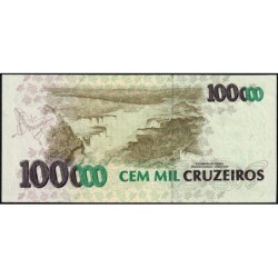 Brésil - Pick 235d - 100'000 cruzeiros - Série AA 6537 - 1993 - Etat : NEUF