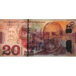 Géorgie - Pick 78a - 20 lari - Série AA - 2016 - Etat : NEUF