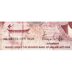 Malawi - Pick 23a - 1 kwacha - Série BL - 01/12/1990 - Etat : TB-