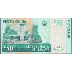 Malawi - Pick 53e - 50 kwacha - Série BV - 30/06/2011 - Etat : NEUF