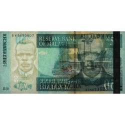 Malawi - Pick 53e - 50 kwacha - Série BV - 30/06/2011 - Etat : NEUF