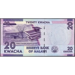 Malawi - Pick 57a - 20 kwacha - Série AH - 01/01/2012 - Etat : NEUF