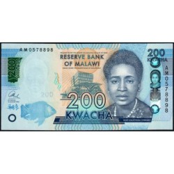 Malawi - Pick 65Aa - 200 kwacha - Série AM - 01/01/2016 - Etat : NEUF