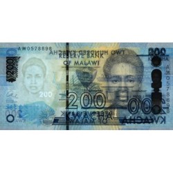 Malawi - Pick 65Aa - 200 kwacha - Série AM - 01/01/2016 - Etat : NEUF