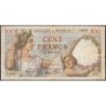 F 26-23 - 22/02/1940 - 100 francs - Sully - Série L.8013 - Etat : B+