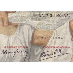 F 26-24 - 07/03/1940 - 100 francs - Sully - Série U.8041 - Etat : TTB-