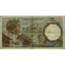 F 26-24 - 07/03/1940 - 100 francs - Sully - Série U.8041 - Etat : TTB-