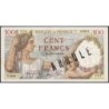 F 26-25 - 14/03/1940 - 100 francs - Sully - Série H.8801 - Annulé - Etat : SUP