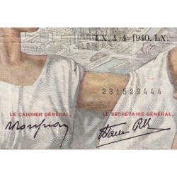 F 26-26 - 04/04/1940 - 100 francs - Sully - Série E.9262 - Etat : TB