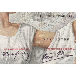 F 26-29 - 16/05/1940 - 100 francs - Sully - Série S.10582 - Etat : TTB