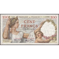 F 26-29 - 16/05/1940 - 100 francs - Sully - Série S.10582 - Etat : TTB