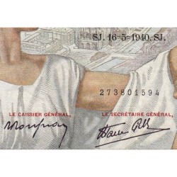 F 26-29 - 16/05/1940 - 100 francs - Sully - Série B.10953 - Etat : TTB+