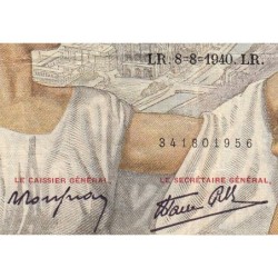 F 26-35 - 08/08/1940 - 100 francs - Sully - Série B.13673 - Etat : TB