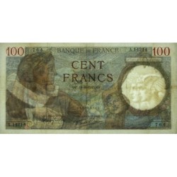 F 26-36 - 16/08/1940 - 100 francs - Sully - Série A.14214 - Etat : TTB