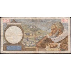 F 26-39 - 24/10/1940 - 100 francs - Sully - Série W.15530 (remplacement) - Etat : TB-