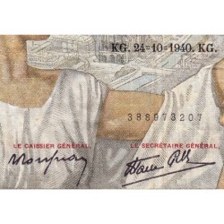 F 26-39 - 24/10/1940 - 100 francs - Sully - Série Z.15559 - Etat : TB-