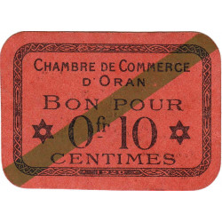 Algérie - Oran 141-57 - 0,10 franc - 1917 - Etat : SUP