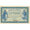 Algérie - Philippeville 142-2 - 1 franc - 10/11/1914 - Etat : SUP