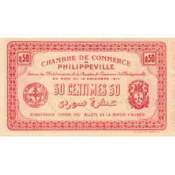 Algérie - Philippeville 142-3 - 50 centimes - 10/11/1914 - Etat : SPL
