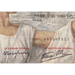 F 26-40 - 07/11/1940 - 100 francs - Sully - Série S.15903 - Etat : TB-